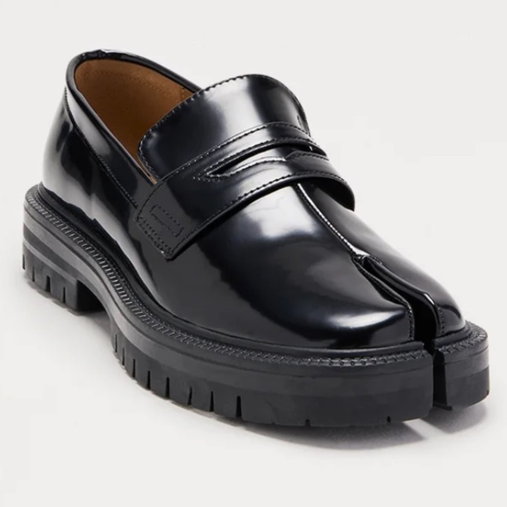 Black Tabi Loafers
